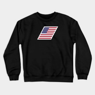 Audi Club North America - TT Cup Style USA Flag Rhombus Crewneck Sweatshirt